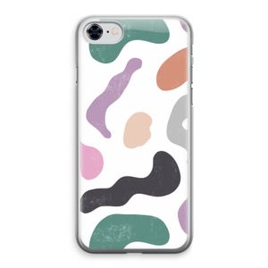 Memphis Shapes: iPhone 8 Transparant Hoesje