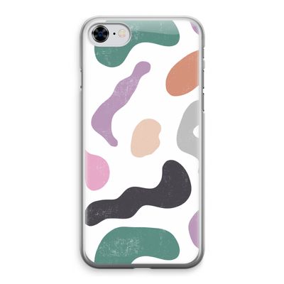 Memphis Shapes: iPhone 8 Transparant Hoesje