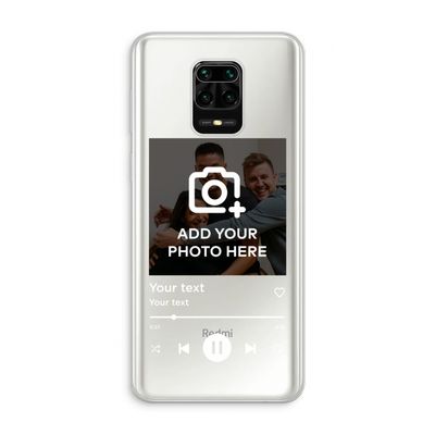 Music Player: Xiaomi Redmi Note 10 Lite Transparant Hoesje