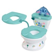 DISNEY BABY - STITCH - Mini-toilet met toiletbrilverkleiner inbegrepen, 2 in 1, Verwijderbaar potje, gemakkelijk schoon te maken