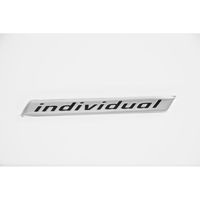 Aluminium Embleem/Logo - INDIVIDUAL - 11,8x1,4cm AV233319