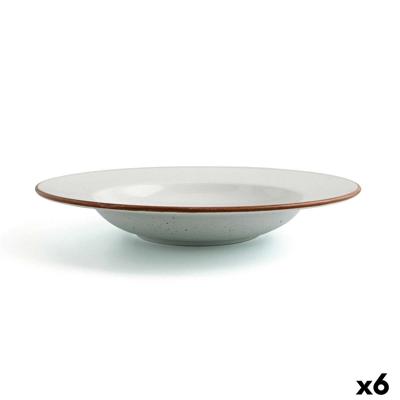 Diep bord Ariane Terra Keramisch Beige (Ø 26 cm) (6 Stuks)