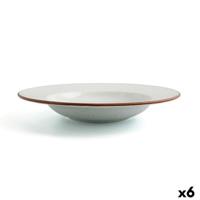 Diep bord Ariane Terra Keramisch Beige (Ø 26 cm) (6 Stuks)