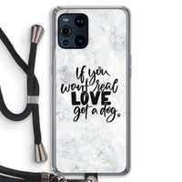 Partner in crime: Oppo Find X3 Pro Transparant Hoesje met koord