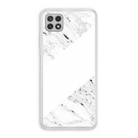 Biggest stripe: Samsung Galaxy A22 4G Transparant Hoesje