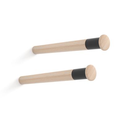 Muurbeugel Rei M390 Fiets Ø 3,8 x 39 cm beukenhout (2 Stuks)