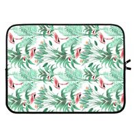 Flamingo bladeren: Laptop sleeve 15 inch