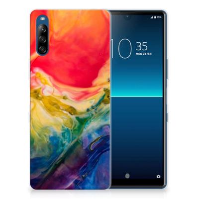 Smartphone hoesje Sony Xperia L4 Watercolor Dark Smartphone hoesje Sony Xperia L4 Watercolor Dark