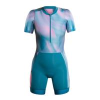 Zone3 Activate+ trisuit korte mouw dames blauw/paars