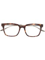 Barton Perreira lunettes de vue carrées à effet écailles de tortue - Marron - thumbnail