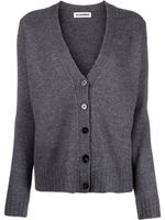 Jil Sander cardigan oversize en laine - Gris