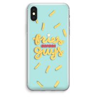 Always fries: iPhone XS Max Transparant Hoesje