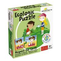 Educatieve spellen - GEOMAG - Ecologische puzzel Respecteer de aarde - Educatieve minipuzzels - Ecologisch verantwoorde acties