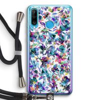 Hibiscus Flowers: Huawei P30 Lite Transparant Hoesje met koord
