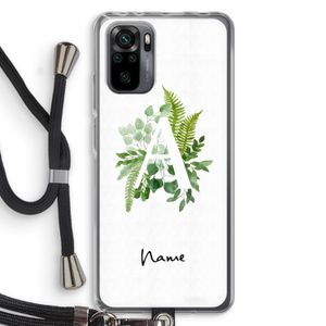 Green Brush: Xiaomi Redmi Note 10 Pro Transparant Hoesje met koord