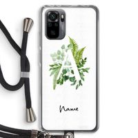 Green Brush: Xiaomi Redmi Note 10 Pro Transparant Hoesje met koord
