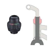 Balhoofdset 1/1-8" Post Moderne OT-905 met stuurslot - zwart