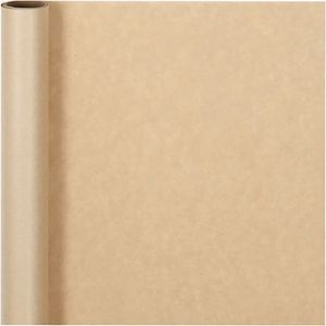 Rol inpakpapier/cadeaupapier - 1x - naturel/DIY - 500 x 50 cm