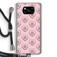 Chicks before dicks: Xiaomi Poco X3 Pro Transparant Hoesje met koord