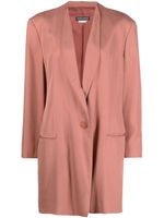 Giorgio Armani Pre-Owned blazer en soie à col châle (années 1990) - Rose - thumbnail