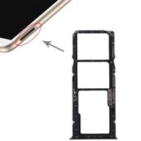 2 SIM-kaart lade + micro SD-kaart lade voor Huawei geniet van 8 plus (zwart)
