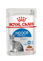 Royal Canin Indoor Sterilised in Gravy (saus) natvoer kattenvoer zakjes 12x85g - thumbnail