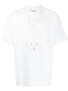 Feng Chen Wang t-shirt à logo 3D - Blanc