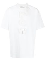 Feng Chen Wang t-shirt à logo 3D - Blanc - thumbnail