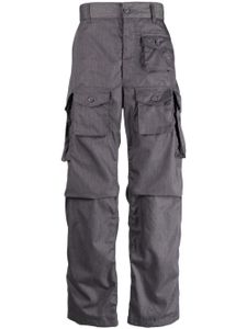 Engineered Garments pantalon droit à poches cargo - Gris