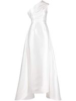 Solace London robe longue Alba à une épaule - Blanc