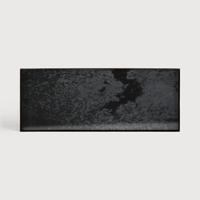 Ethnicraft Dienblad 'Aged' 46 x 18cm, kleur Charcoal