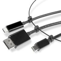 LINDY 38304 DisplayPort / HDMI / Mini-displayport / USB-C Converter [3x DisplayPort stekker, Mini-DisplayPort stekker, USB-C stekker - 3x HDMI-bus] Zwart - thumbnail