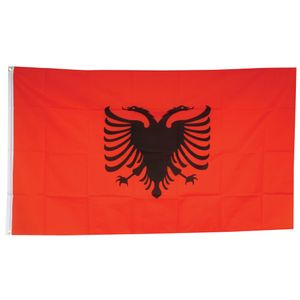 Albanië Vlag (90 x 150cm)