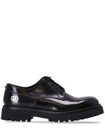 Karl Lagerfeld derbies en cuir poli - Noir - thumbnail