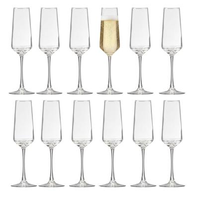 Vivalto Champagneglazen Luxe - 12x stuks - prosecco / *cava glazen - 220 ml