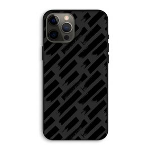 Zwarte vegen: iPhone 12 Pro Max Biologisch afbreekbaar hoesje