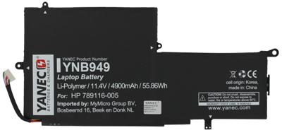 YANEC laptop accu 4900 mah