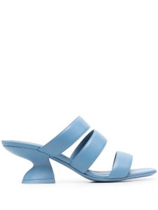 Ferragamo sandales 70 mm à talon sculpté - Bleu