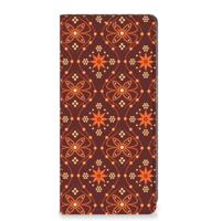 OPPO A54 5G | A74 5G | A93 5G | Hoesje met Magneet | Batik Brown