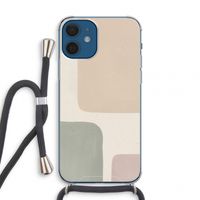 Geo #7: iPhone 12 mini Transparant Hoesje met koord Geo #7: iPhone 12 mini Transparant Hoesje met koord