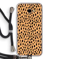 Panter: Samsung Galaxy J4 Plus Transparant Hoesje met koord