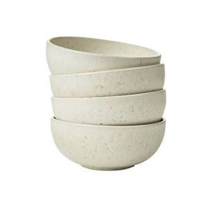 by fonQ Mixed Ceramics Kommen 4st. - Ø 15 cm - Crème