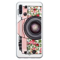 Samsung Galaxy A70 siliconen telefoonhoesje - Hippie camera
