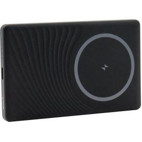 RealPower PB-5000 MAG 5000 mAh Draadloos opladen Titanium