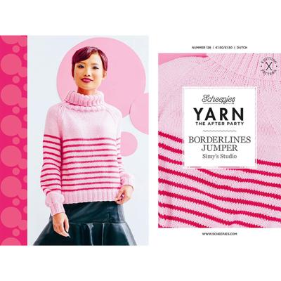 Breiboekje YARN The After Party nr.128 Borderlines Jumper