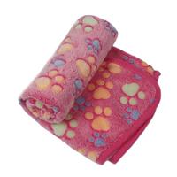 Zachte Pet deken winter hond kat bed mat voetafdrukken warm slapen matras kleine middelgrote honden katten koraal fleece Pet Supplies grootte: S (roz Zachte Pet deken winter hond kat bed mat voetafdrukken warm slapen matras kleine middelgrote honden katten koraal fleece Pet Supplies grootte: S (roz