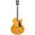 D&apos;Angelico Excel EXL1 Amber semi-akoestische gitaar met deluxe hardshell koffer