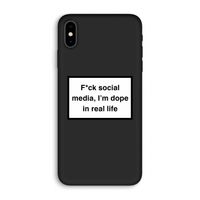 I'm dope: iPhone XS Max Biologisch afbreekbaar hoesje