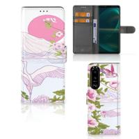 Sony Xperia 5III | Telefoonhoesje | Met pasjeshouder | Bird Standing