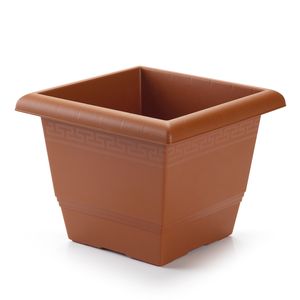 Plantenbak terra cotta vierkant 31 x 31 x 24 cm   -